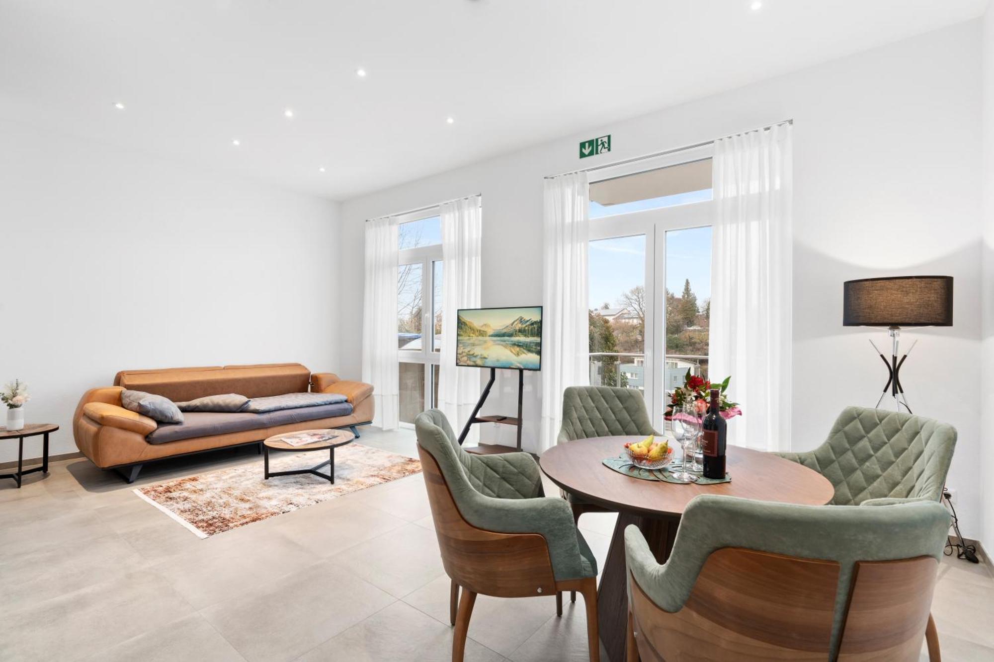 Premium Smartapart Julia Zentral Und Modern Mit Smarthome Tettnang Luaran gambar